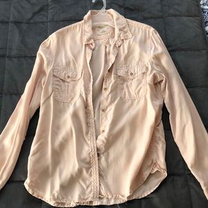 Peach Button Down Shirt